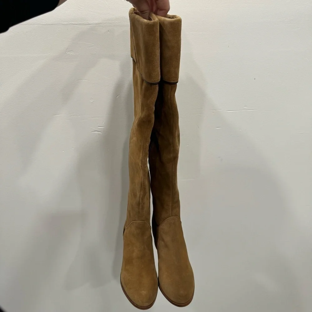 Coconuts by Matisse Piper Over The Knee Leather Boots Size 6